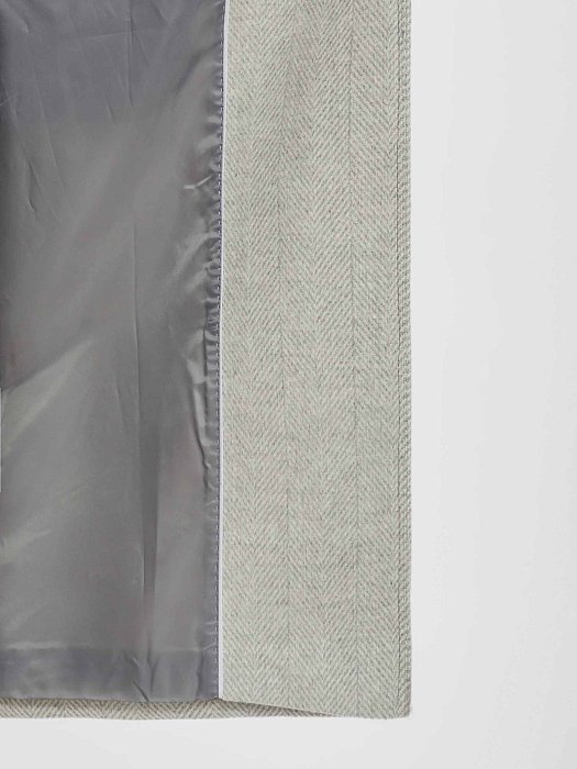 Пальто с узором в елочку: фото №6