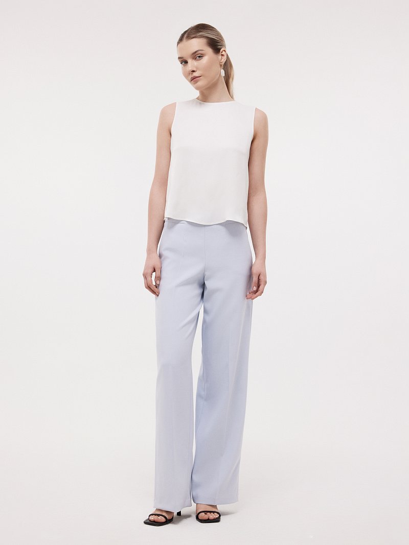 Топ из атласной вискозы