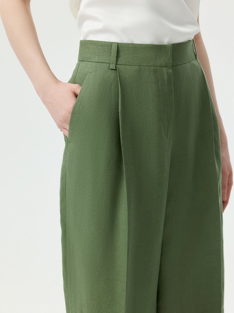 Брюки из 100% льна