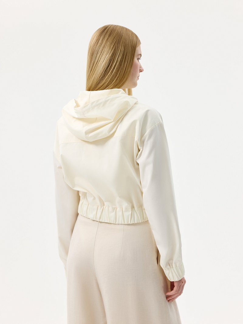 Укороченная куртка из хлопка