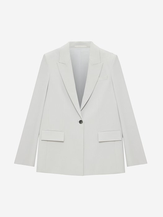 Удлиненный жакет на пуговице: фото №6