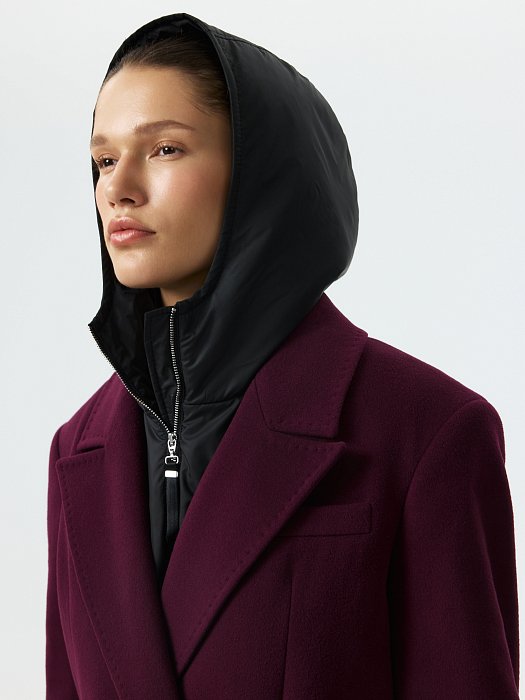 Полупальто со съемным капюшоном: фото №3