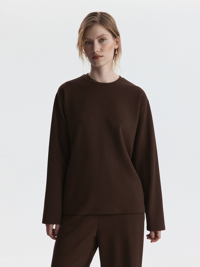 Лонгслив из лайкры