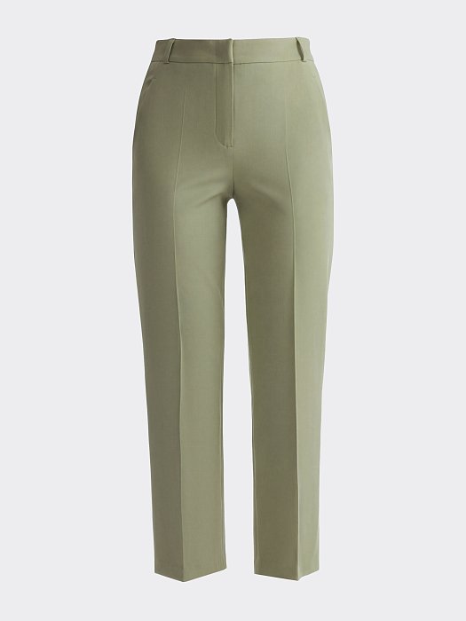 Укороченные брюки из вискозы: фото №6