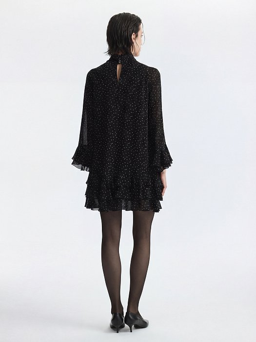 Шифоновое платье с воланами: фото №5