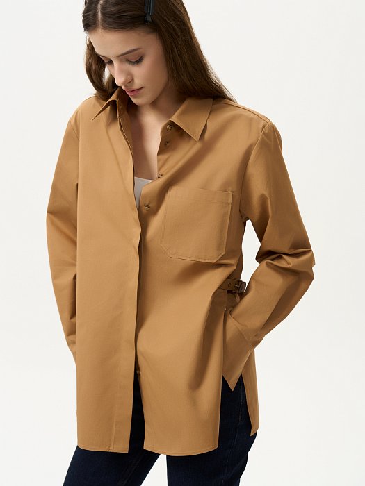 Рубашка с ремешками по бокам: фото №2