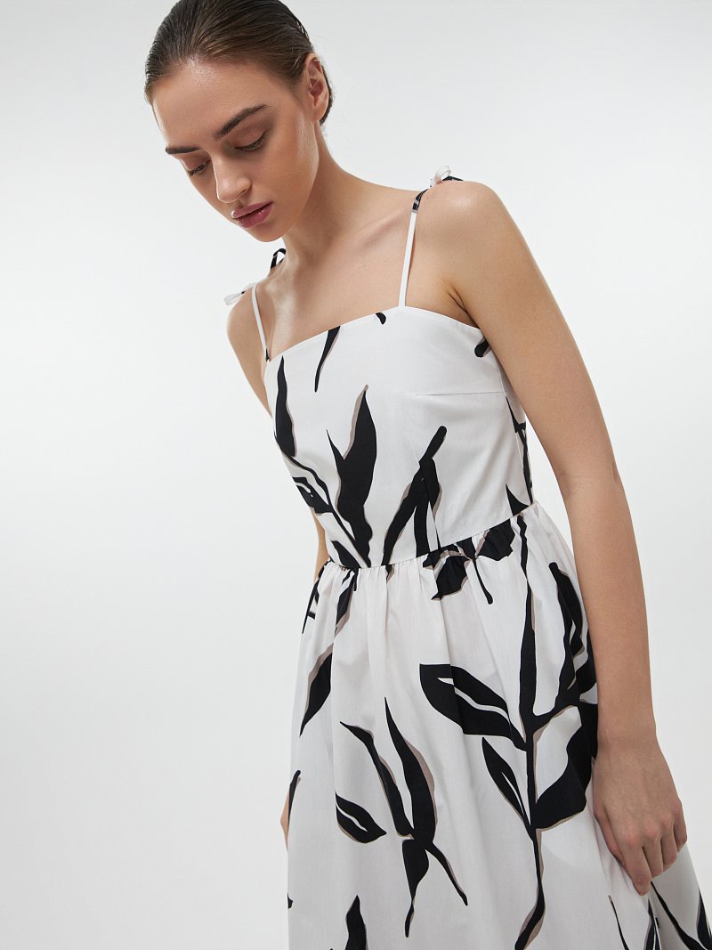 Платье-миди из хлопка