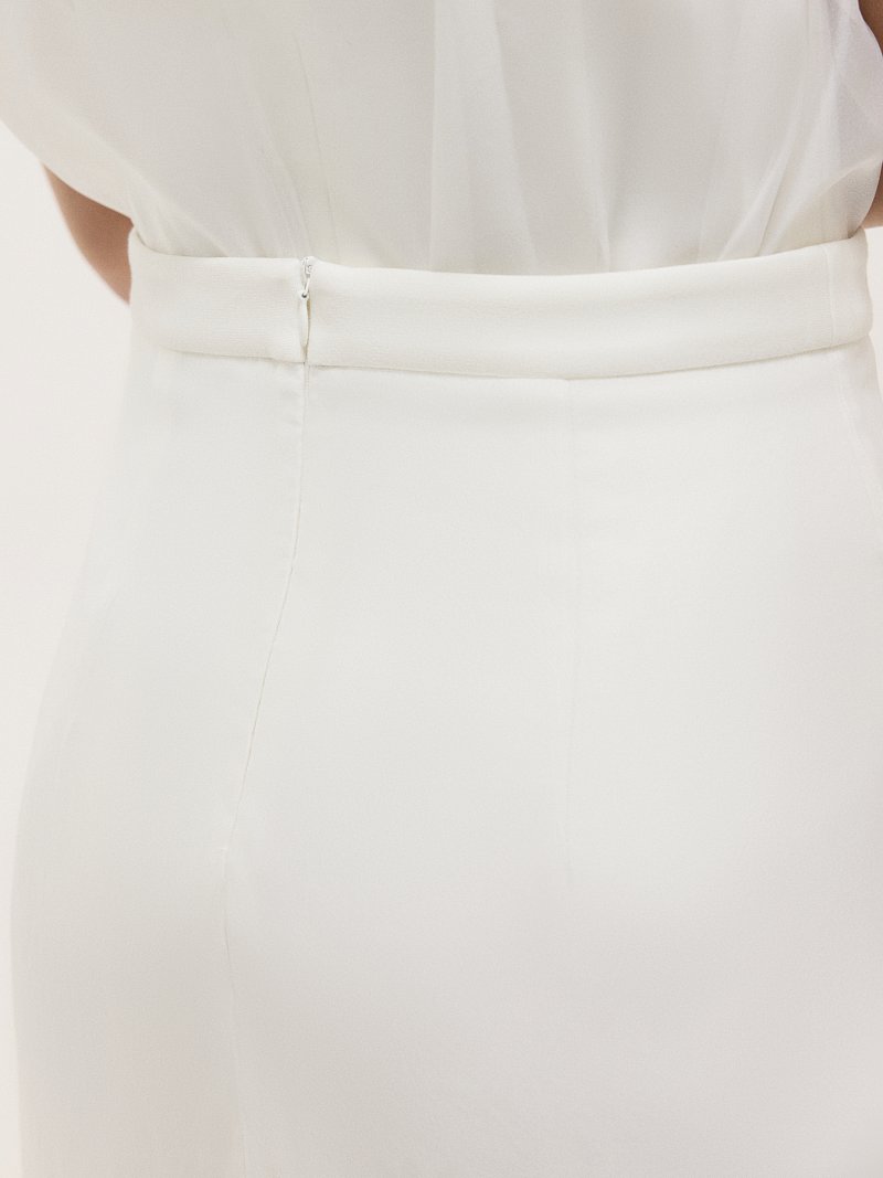 Юбка-миди из органзы