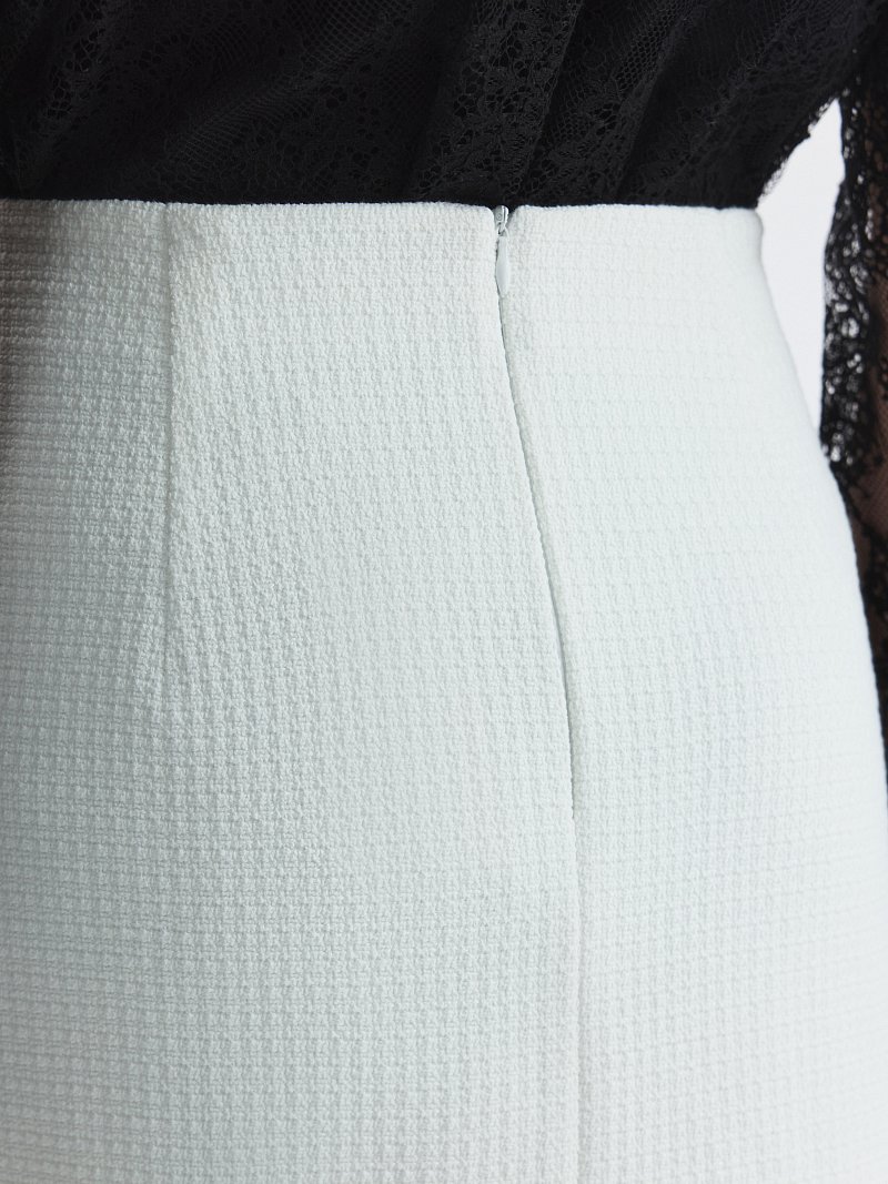 Юбка-трапеция из твида