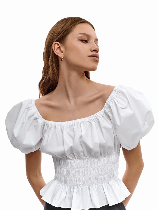 Топ с рукавами буффами : фото №5