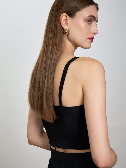 Кроп-топ со съемными бретелями: фото №6