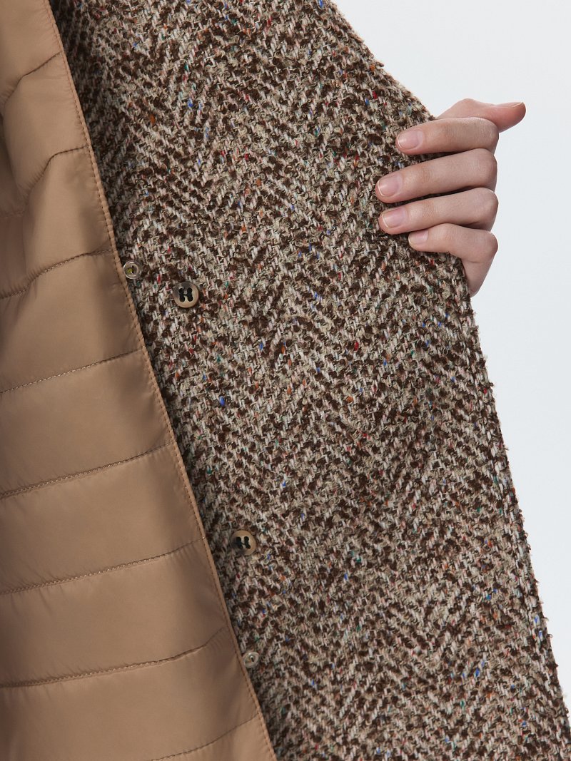 Полупальто со съемным утеплителем