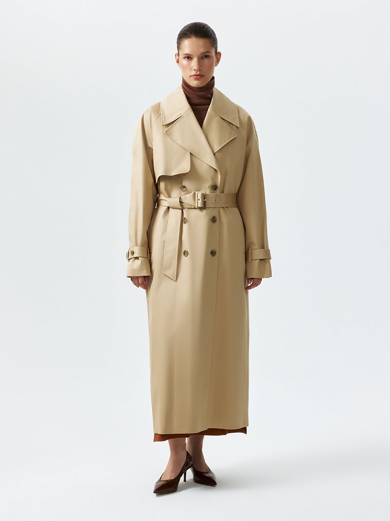 Плащ со съемным утеплителем