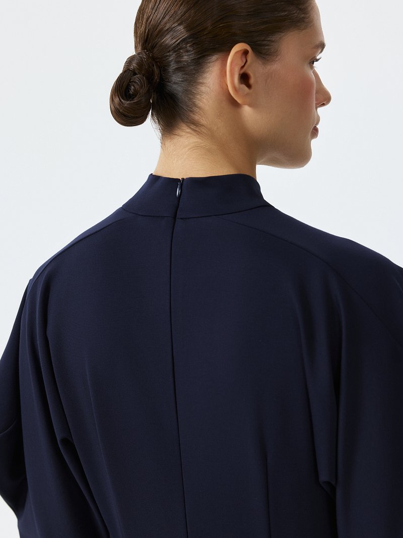 Расклешенное платье из трикотажа (Р158)