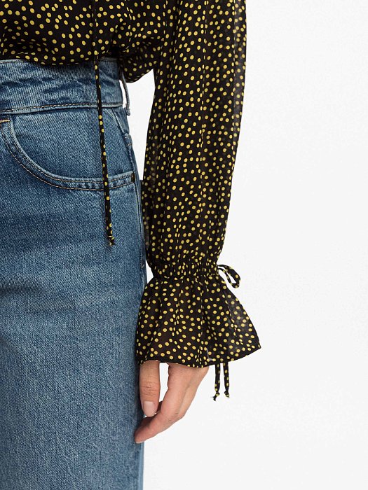 Свободная блуза из шифона: фото №6