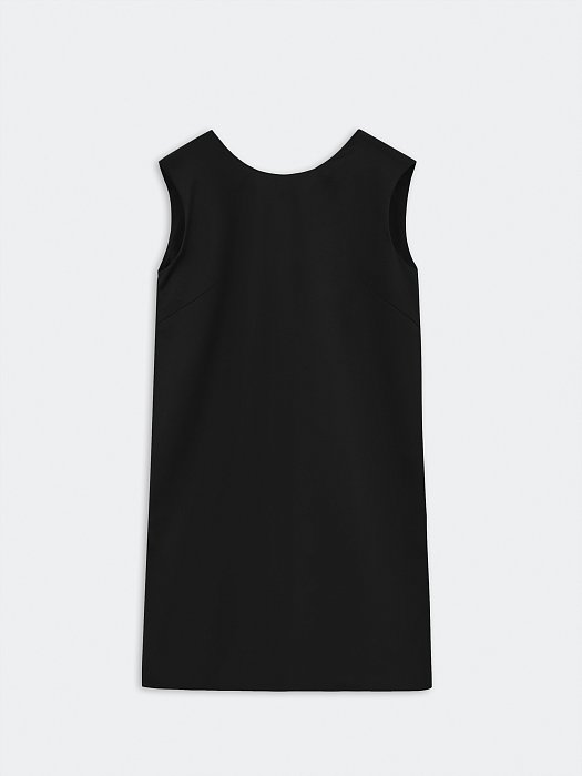 Атласное платье с акцентными плечами: фото №7