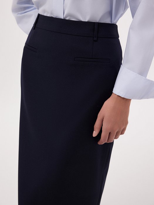Классическая юбка-миди: фото №2