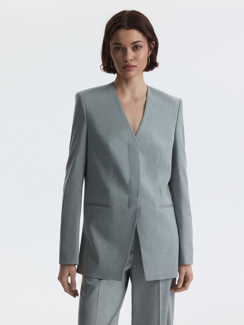 Жакет на потайной застежке