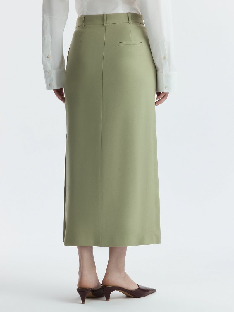 Прямая юбка из вискозы