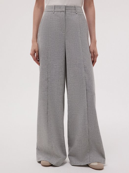 Брюки оверсайз из фланели: фото №3