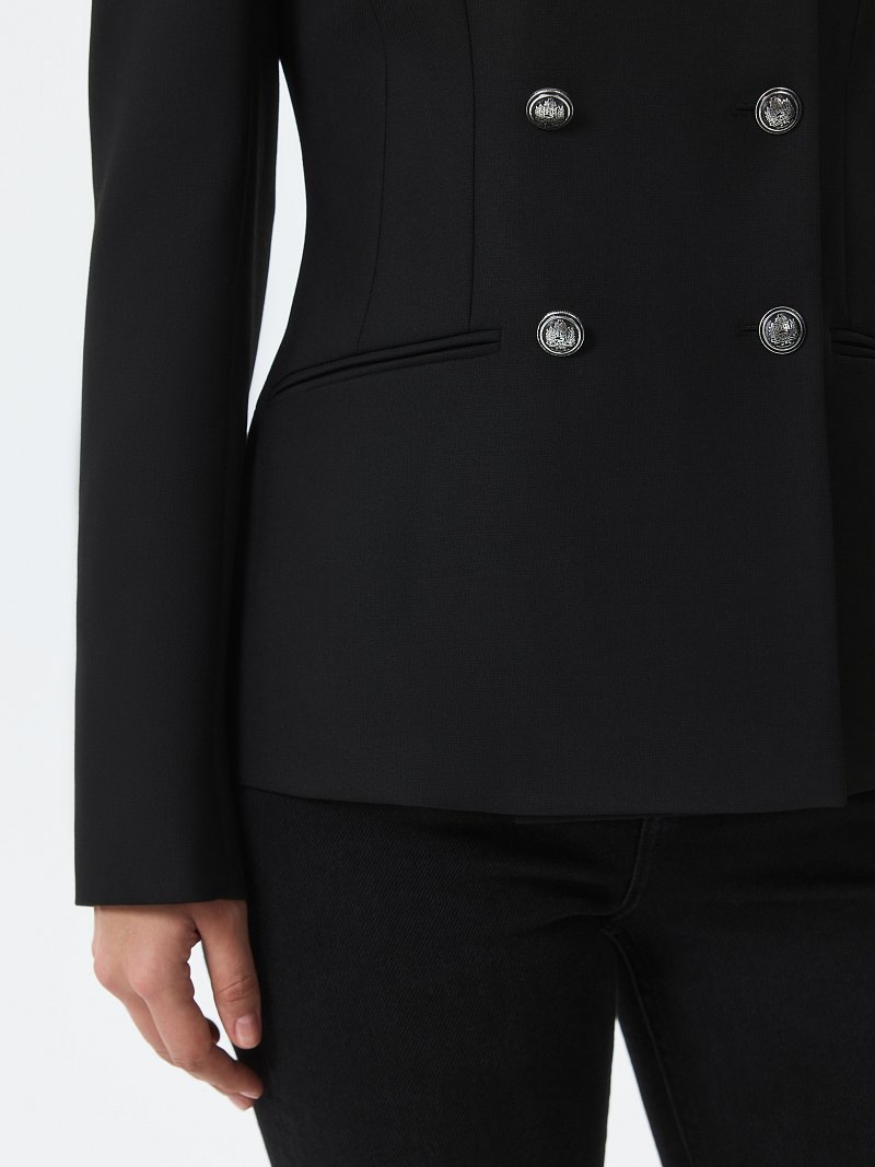 Жакет с круглым вырезом