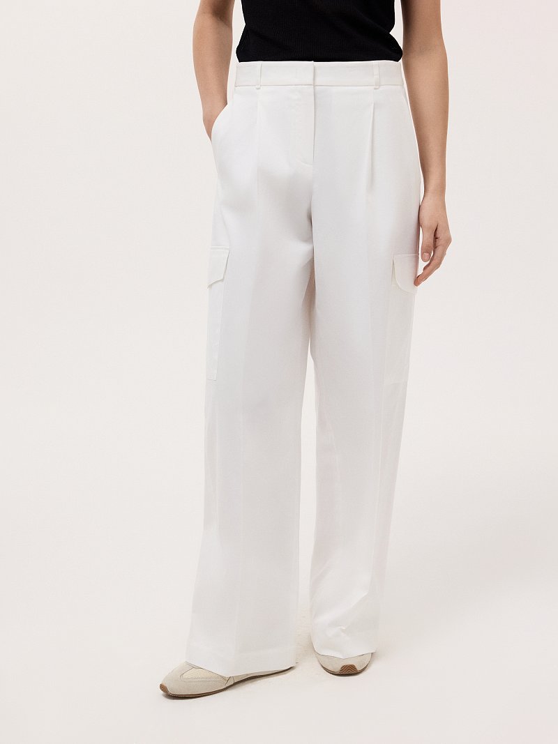 Брюки-карго из хлопка