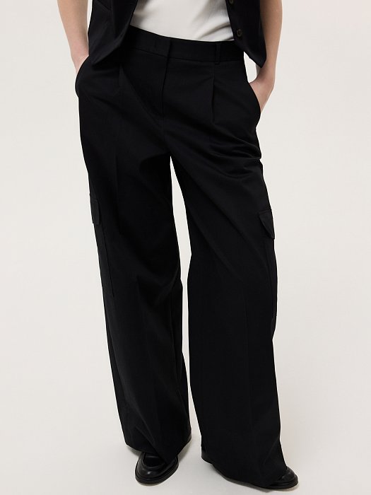 Брюки-карго из хлопка: фото №2