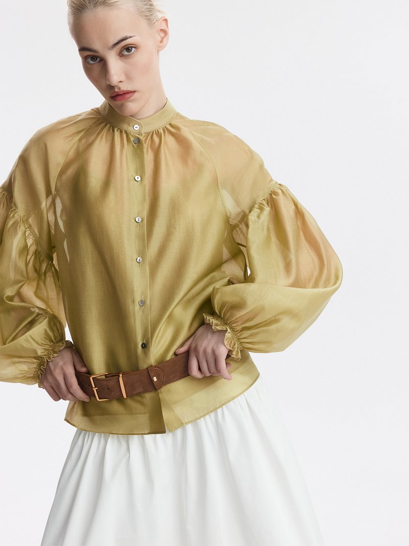 Свободная блуза из тенселя