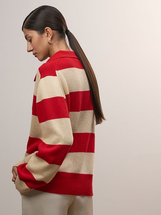 Джемпер с отложным воротником: фото №6