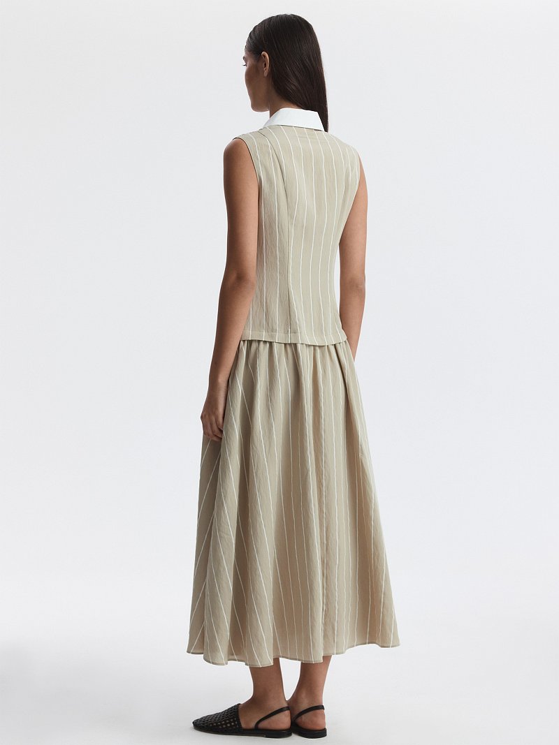 Платье в полоску