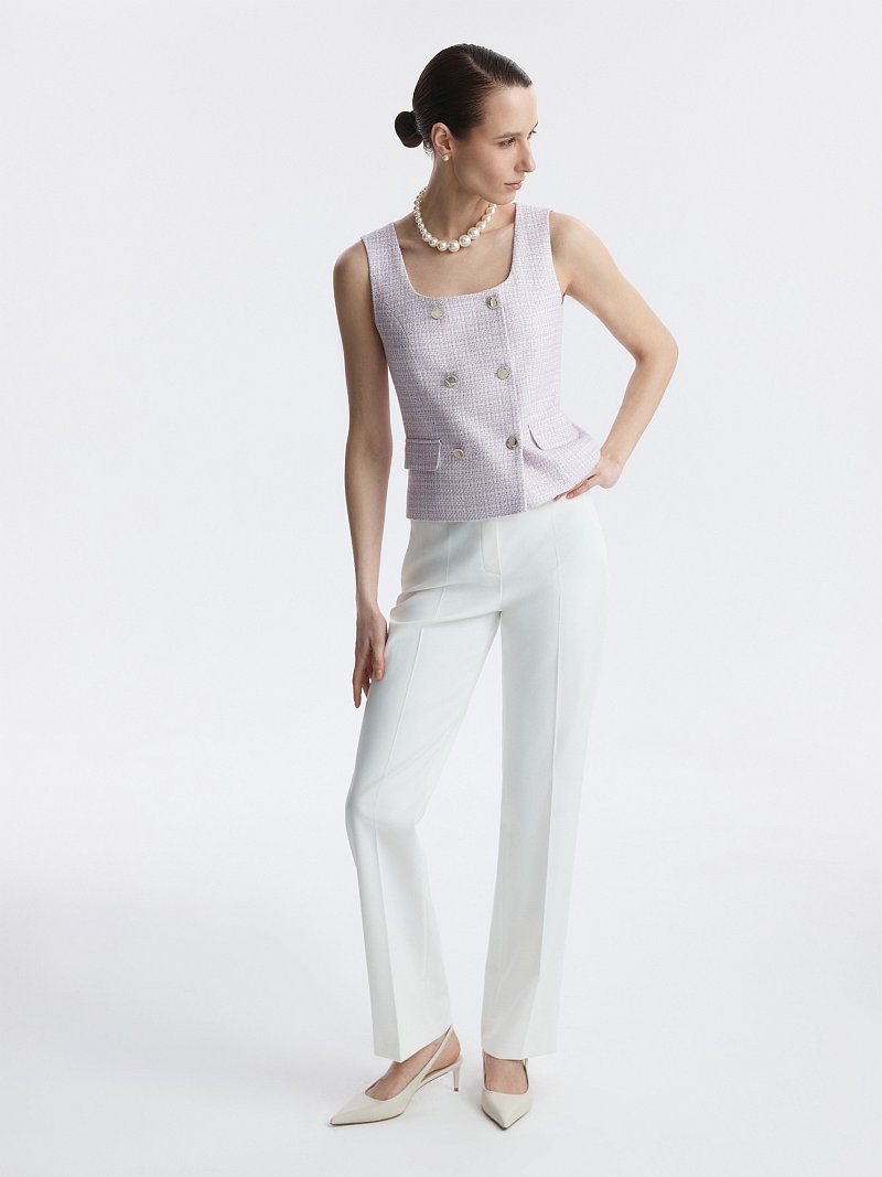 Жилет из твида