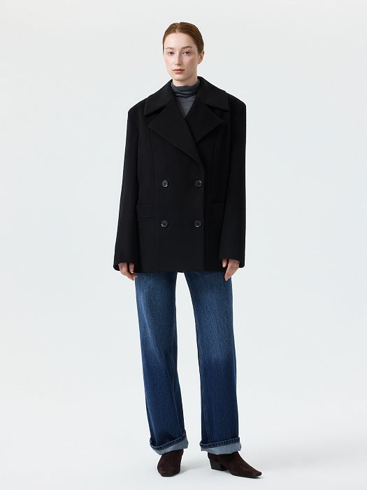 Полупальто из шерсти и кашемира (Р158): фото №5