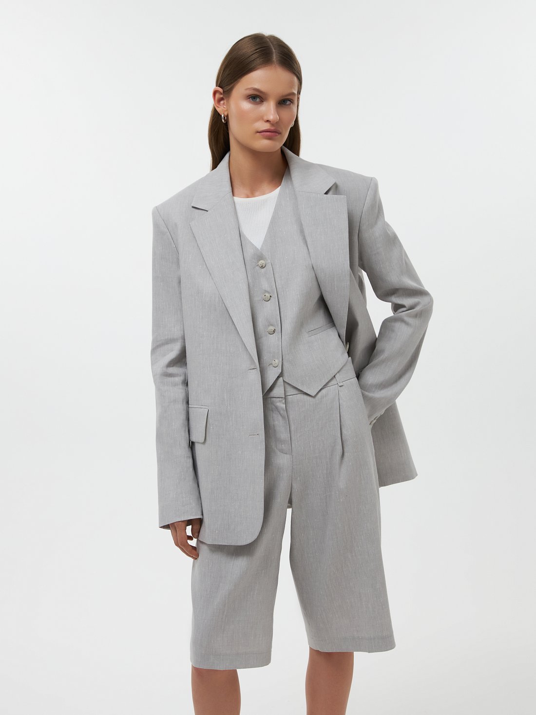 Льняные шорты: фото №1