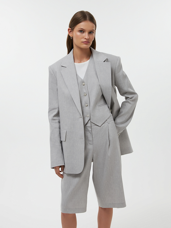 Льняные шорты