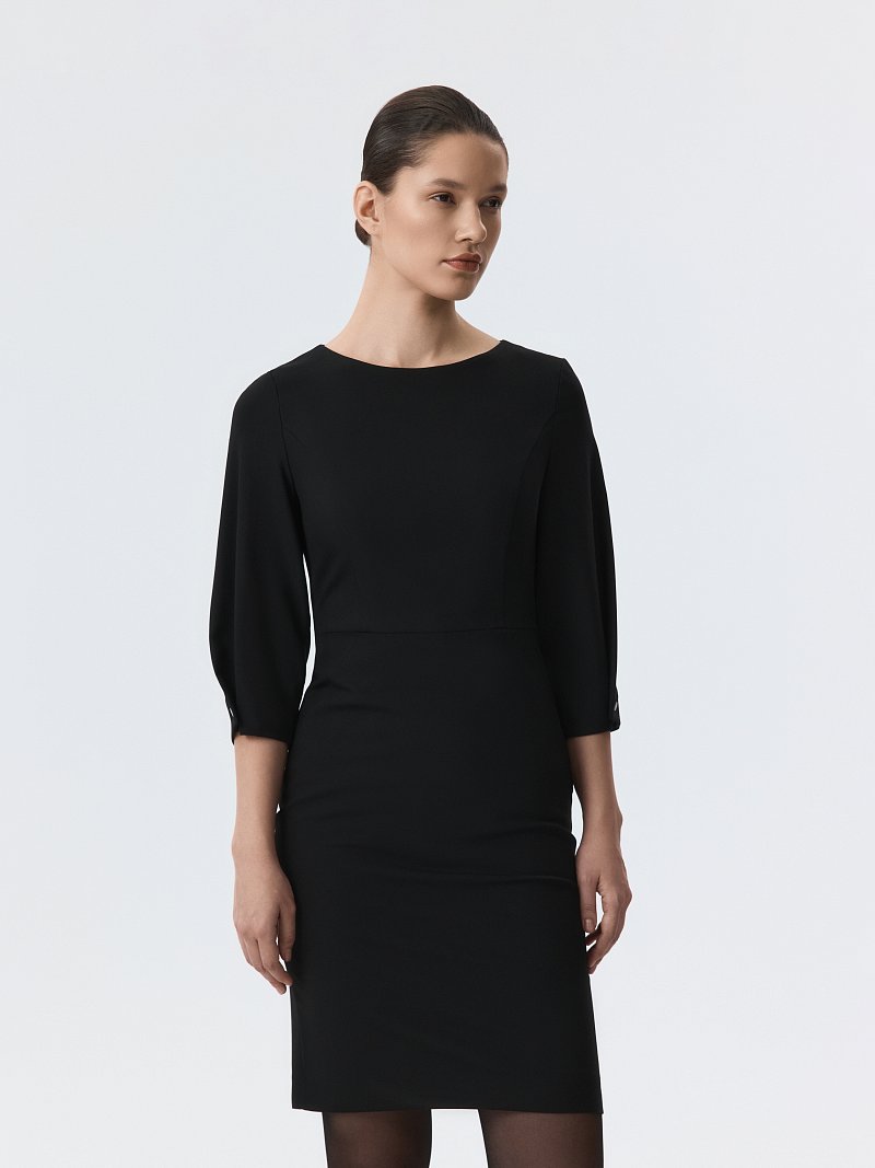 Платье с рукавами ¾ (Р158)