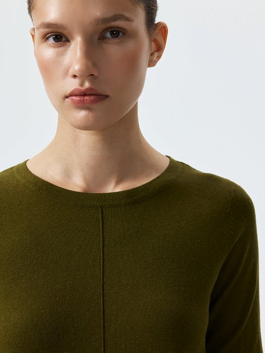 Лонгслив из вискозы и хлопка: фото №3