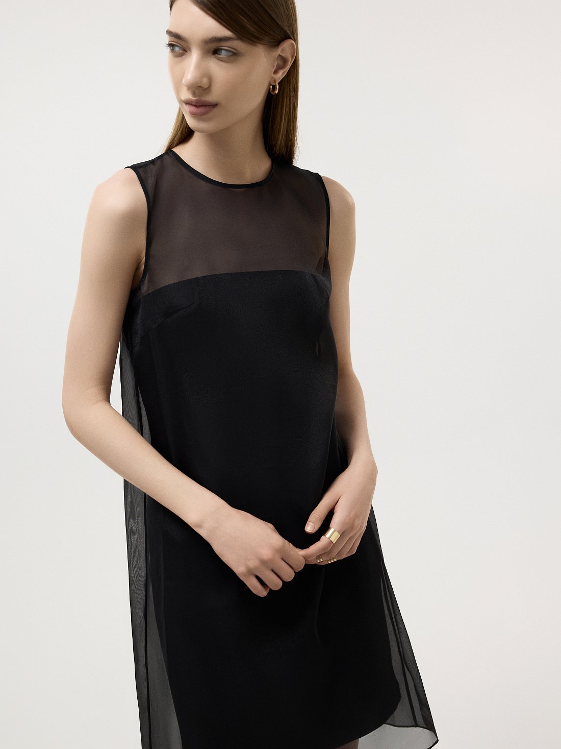 Платье со съемной органзой: фото №1