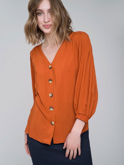 Блуза с объемными рукавами: фото №5