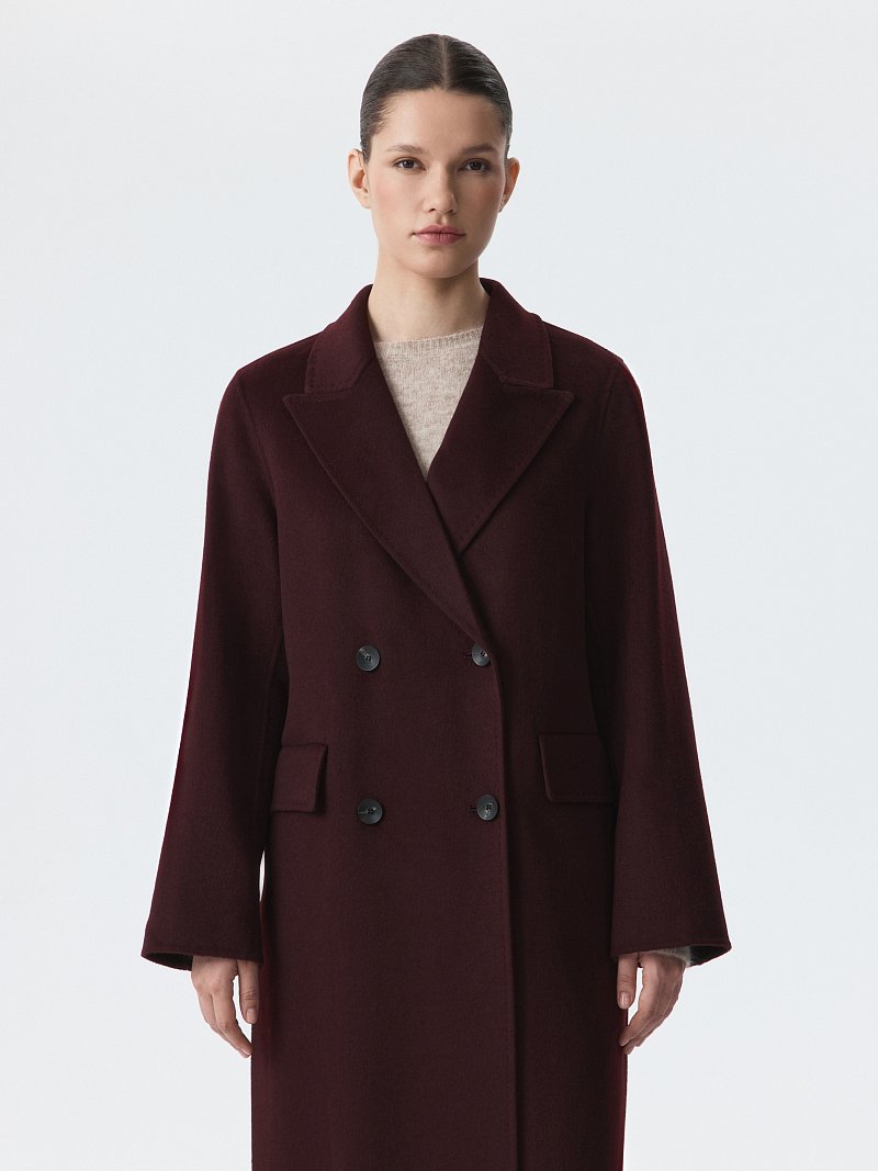 Длинное пальто с шерстью (Р158)