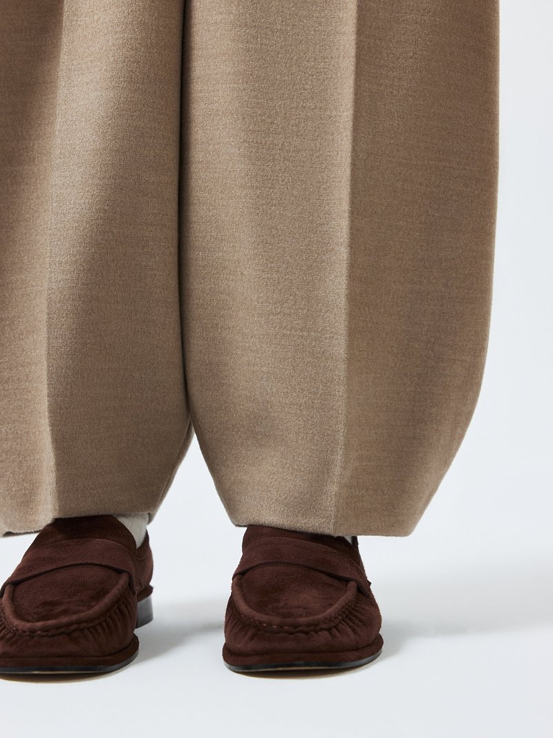 Брюки-бананы из фланели