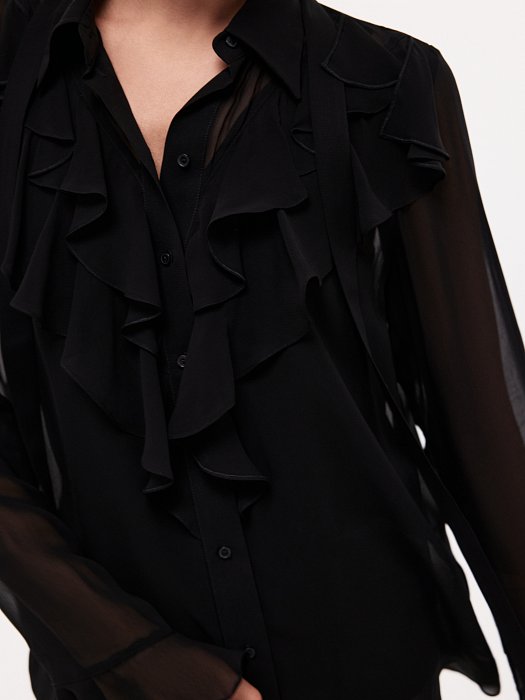 Блуза со съемным бантом: фото №4