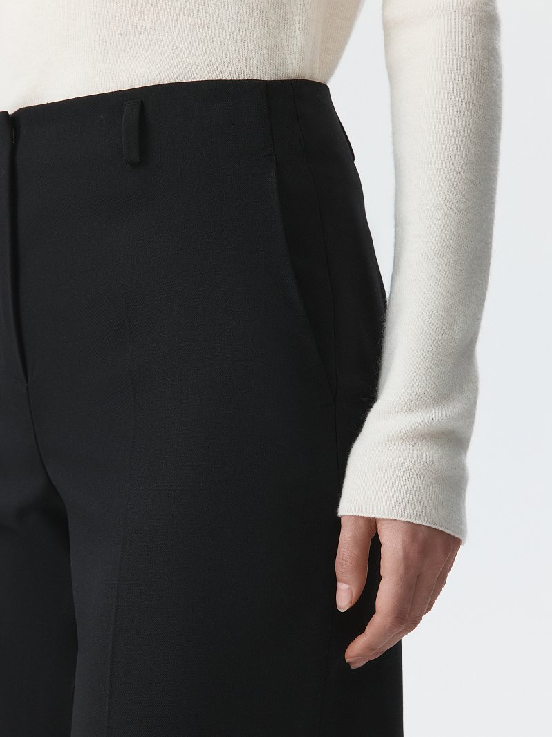 Прямые брюки с шерстью