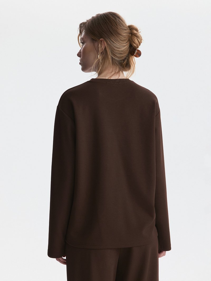 Лонгслив из лайкры