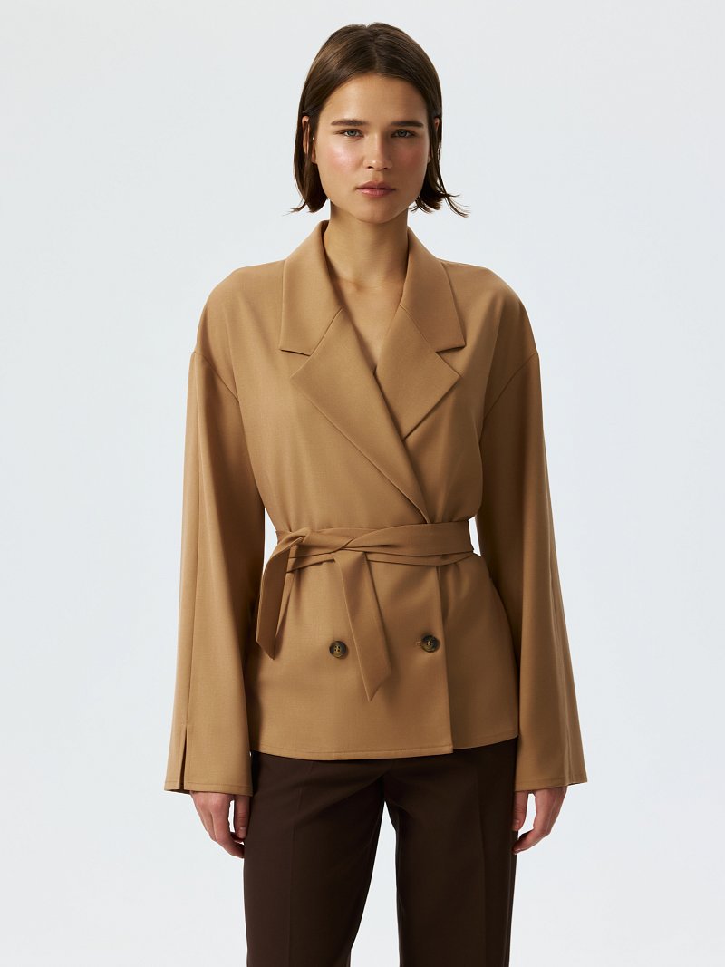 Жакет с поясом (Р158)