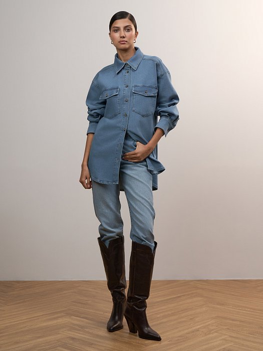 Джинсовая рубашка: фото №2