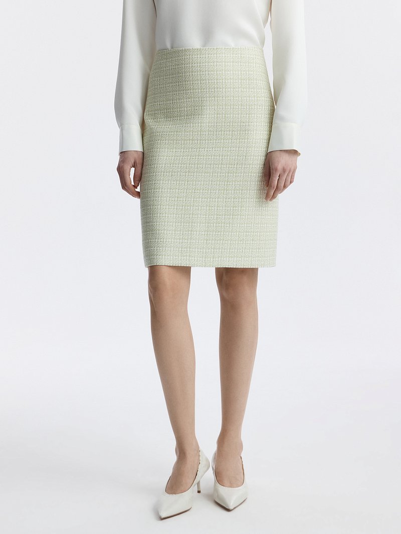 Мини-юбка из твида