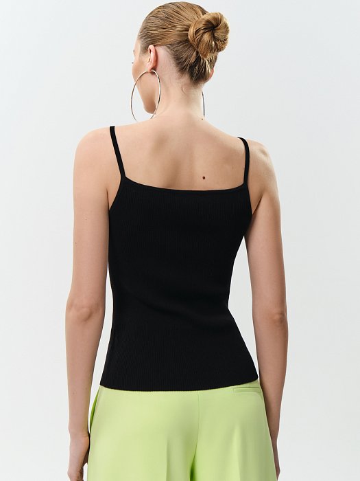 Базовый трикотажный топ : фото №4