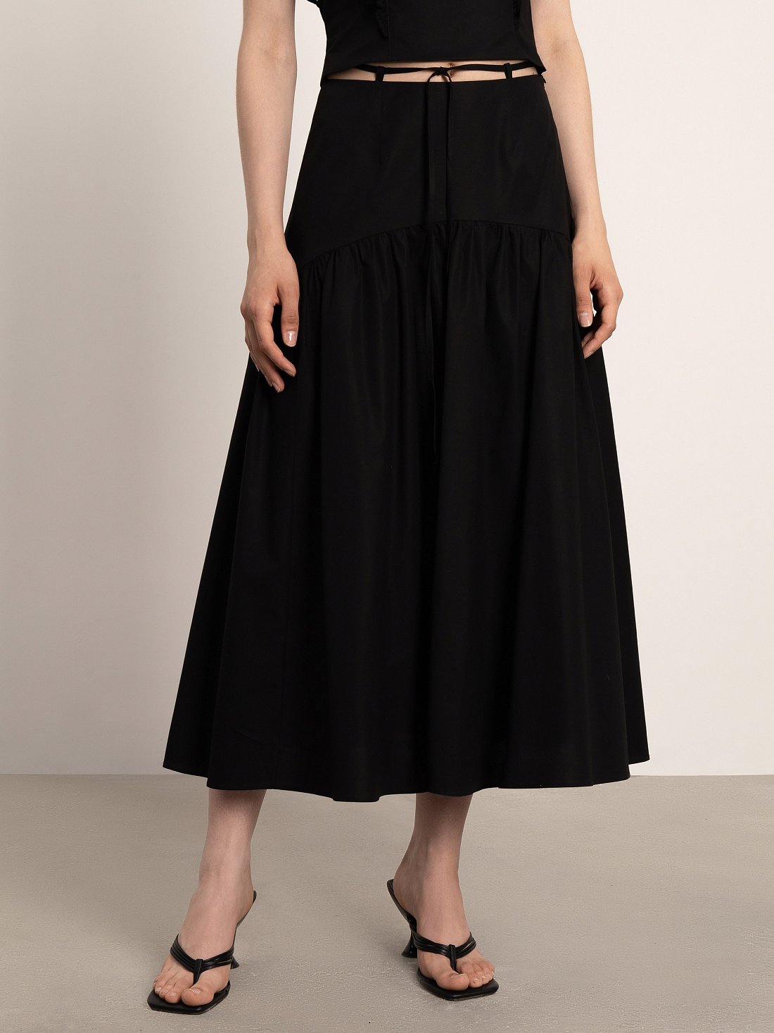 Ярусная юбка со сборкой : фото №1