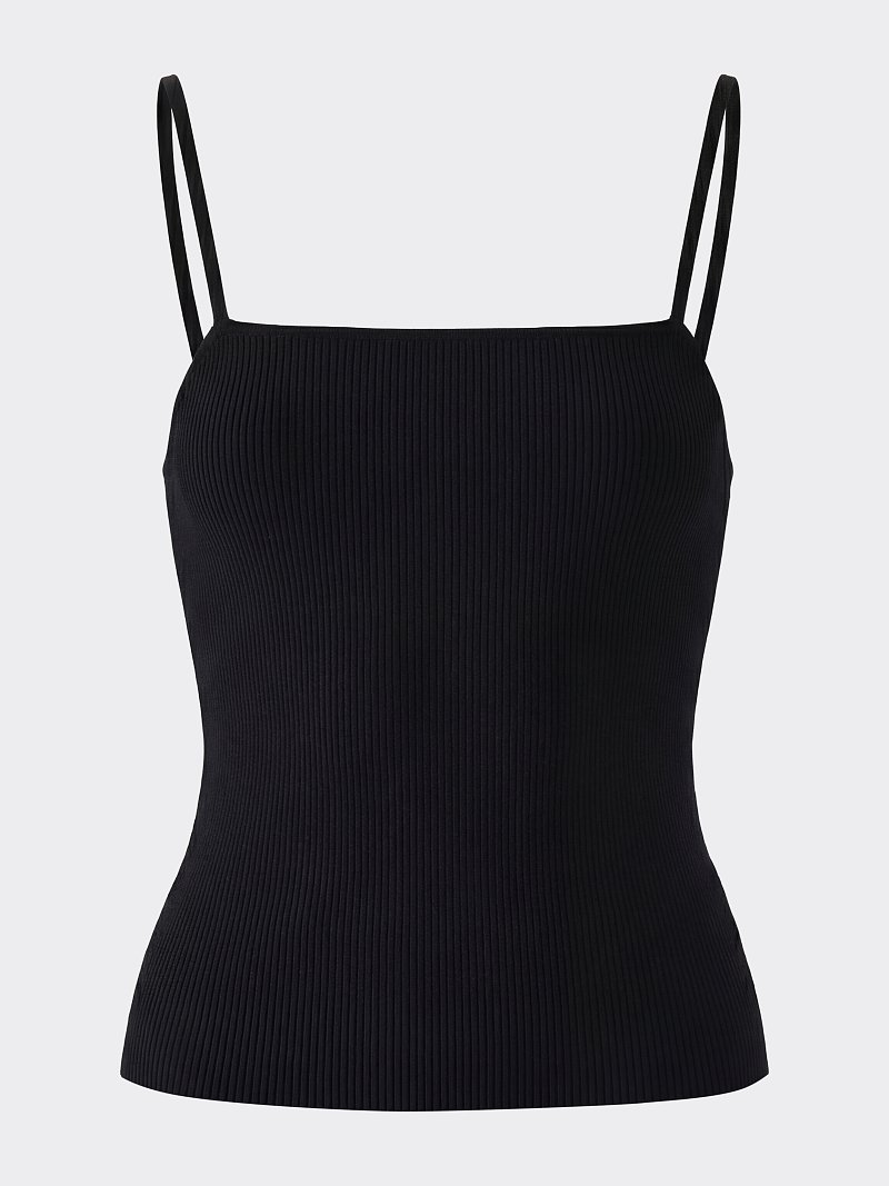 Трикотажный топ на бретелях