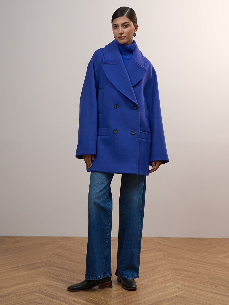 Пальто оверсайз шерстяное